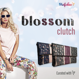 Blossom Clutch - Olive Green-Book Bargain Buy