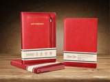 Premium Red Notebook Diary | Book Bargain Buy