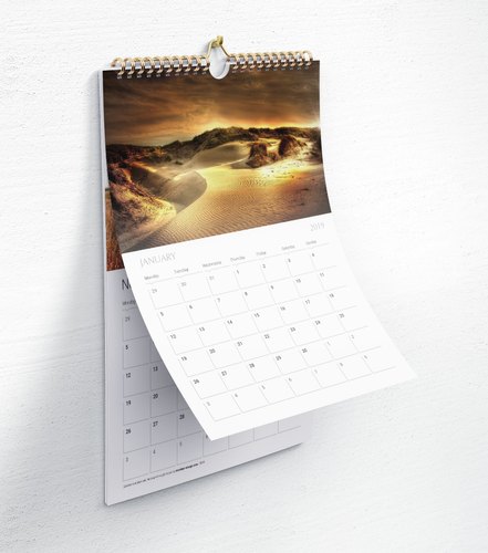 New Year Wall Calendar | Book Bargain Buy