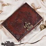 Buddha Embossed Leather Journal with Handmade Paper | Book Bargain Buy