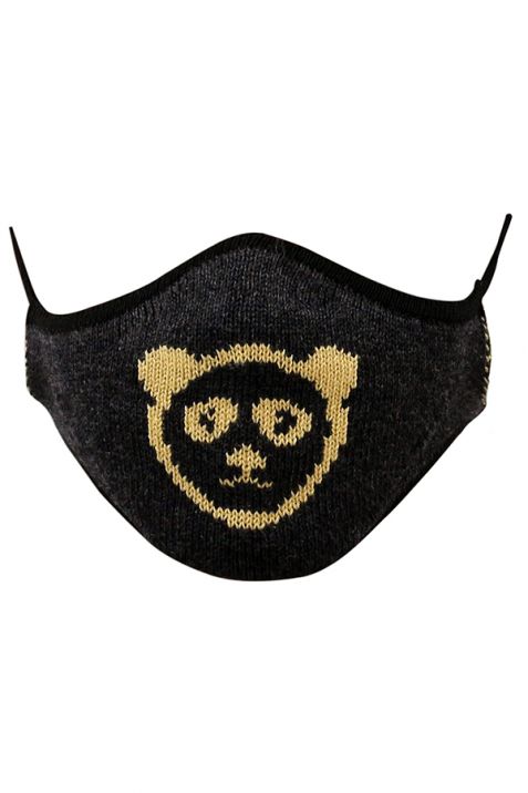 Knitted Mask Stylish Unisex Kids Reusable, Washable and Reversible Pack of 2 (Dark Grey) | Book Bargain Buy