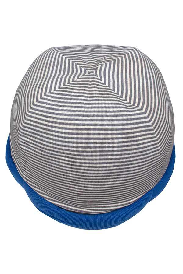 Bean Bag Cotton Knitted in Blue and White Color