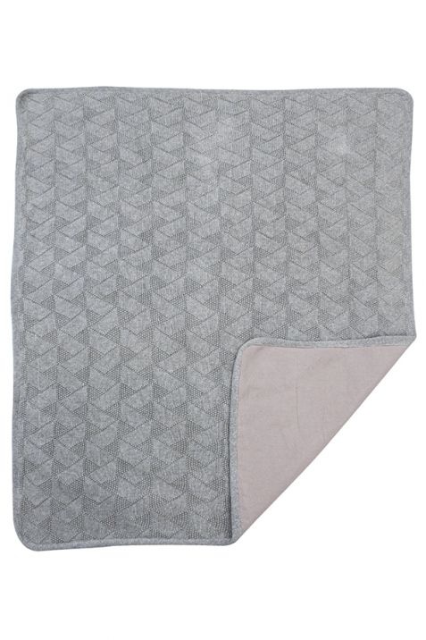 Spanish Grey Cotton Knitted Bedrest Reading Pillow with Arms | Book Bargain Buy