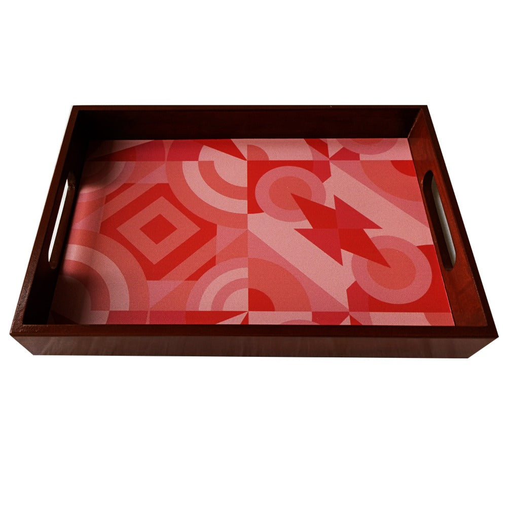 Angira Handicrafts Wooden Serving Tray | Book Bargain Buy